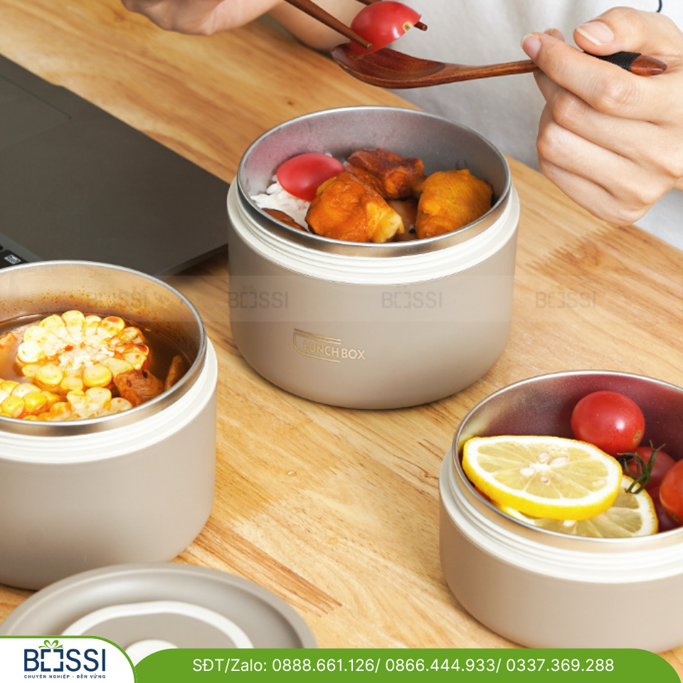 Hộp Cơm Giữ Nhiệt 3 Tầng