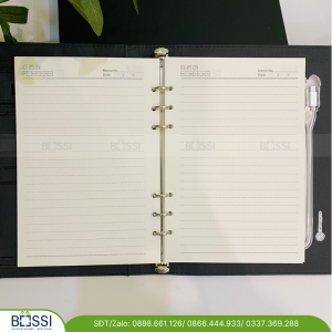 Sổ kèm sạc dự phòng in logo theo yêu cầu