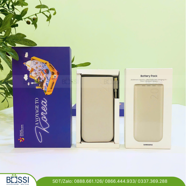 Sạc dự phòng in logo theo yêu cầu