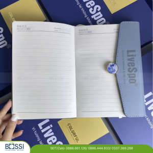 BỘ QUÀ TẶNG 3SP (SỔ DA + BÚT KÝ + BÌNH GIỮ NHIỆT) LIVESPO