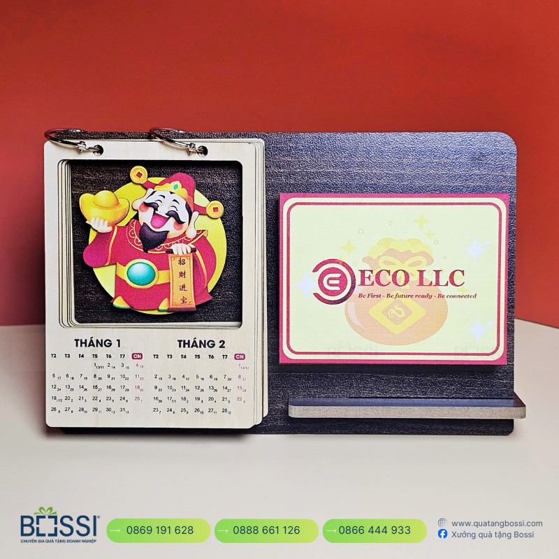 Túi vải canvas quà tặng logo laptop 24h Lịch Gỗ ECO LLC