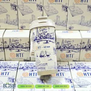 Cốc giữ nhiệt In Logo HTI Việt Nam