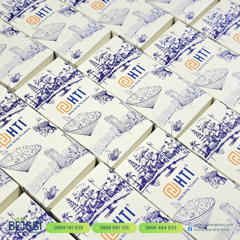 BGN 500ml inox304 nhiệt độ in logo Rikkei Cốc giữ nhiệt In Logo HTI Việt Nam