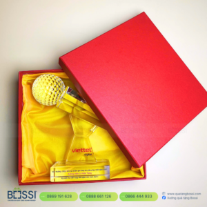 Cúp Pha Lê Micro Vinh Danh Viettel