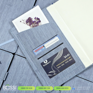 Sổ Tay Ghi Chú Dập Chìm Logo VCS