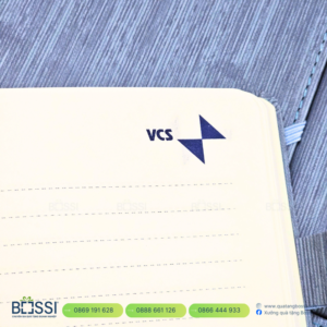 Sổ Tay Ghi Chú Dập Chìm Logo VCS