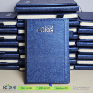 Sổ Tay A5 Dập Chìm Logo STEM CỘNG