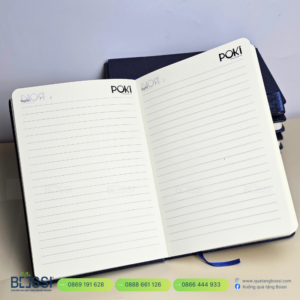 Sổ Tay A5 Dập Chìm Logo POKI