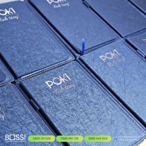 Sổ Tay A5 Dập Chìm Logo POKI