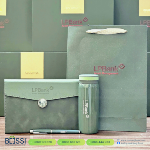 Giftset Sổ Bút Bình In Logo Doanh Nghiệp