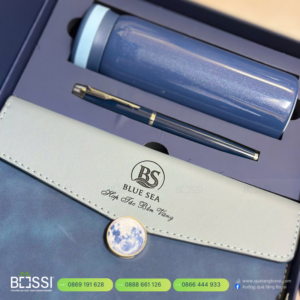 Giftset Sổ Bút Bình In Logo Doanh Nghiệp