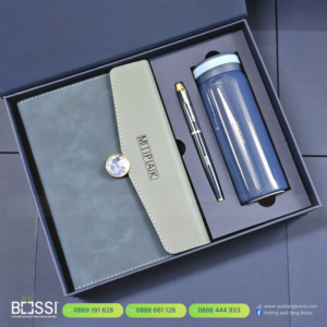 Giftset Sổ Bút Bình In Logo Doanh Nghiệp