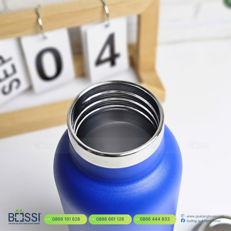 BGN 500ml inox304 nhiệt độ in logo Rikkei Bình Giữ Nhiệt MICGROUP 500ml