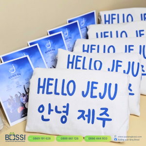 Túi Tote Vải Hello Jeju