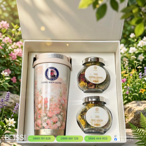 Giftset Trà Hoa Hậu VN và long Biên Auto
