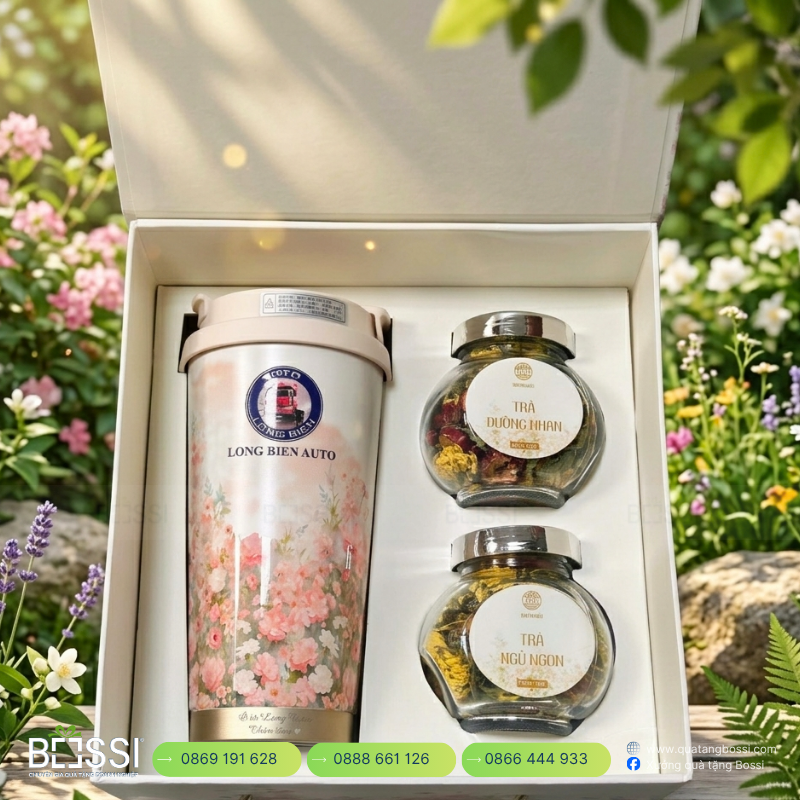 Giftset Trà Hoa Hậu VN và long Biên Auto