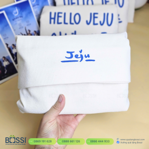 Túi Tote Vải Hello Jeju