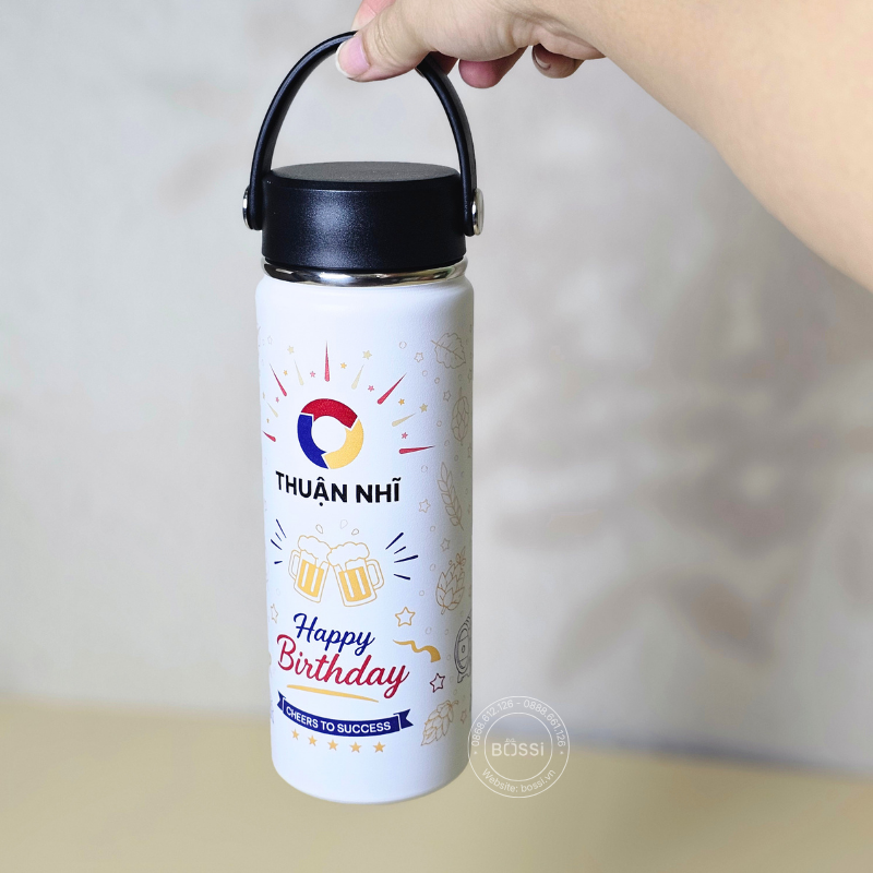 Bình Giữ Nhiệt In Logo Thuận Nhĩ