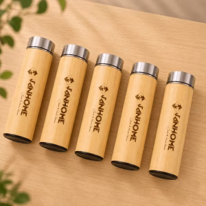 Bình giữ nhiệt vỏ tre